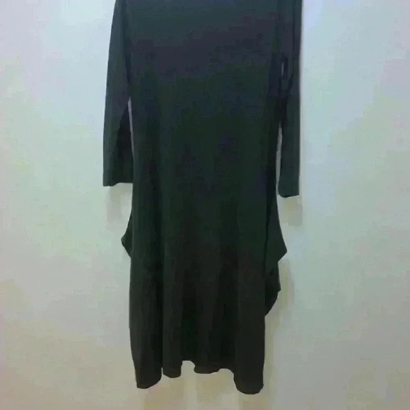 Bryn Walker Oversized Lagenlook Long Stretchy Tulip Dress Size Small - Picture 2 of 11